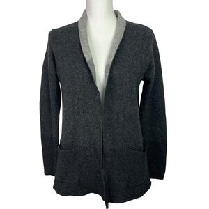Benedetta B Women’s Cardigan Sweater Sz Medium Color Gray 48% Merino Wool